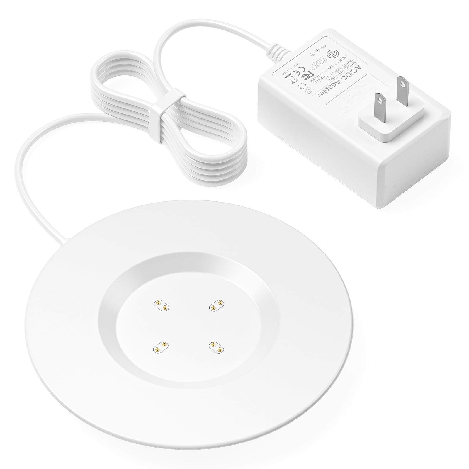 WUKUR Charging Coaster 2 Compatible with Temperature Control Mug 2 and 1, Charger Dock Base for Smart Travel Temperature Cup Acc