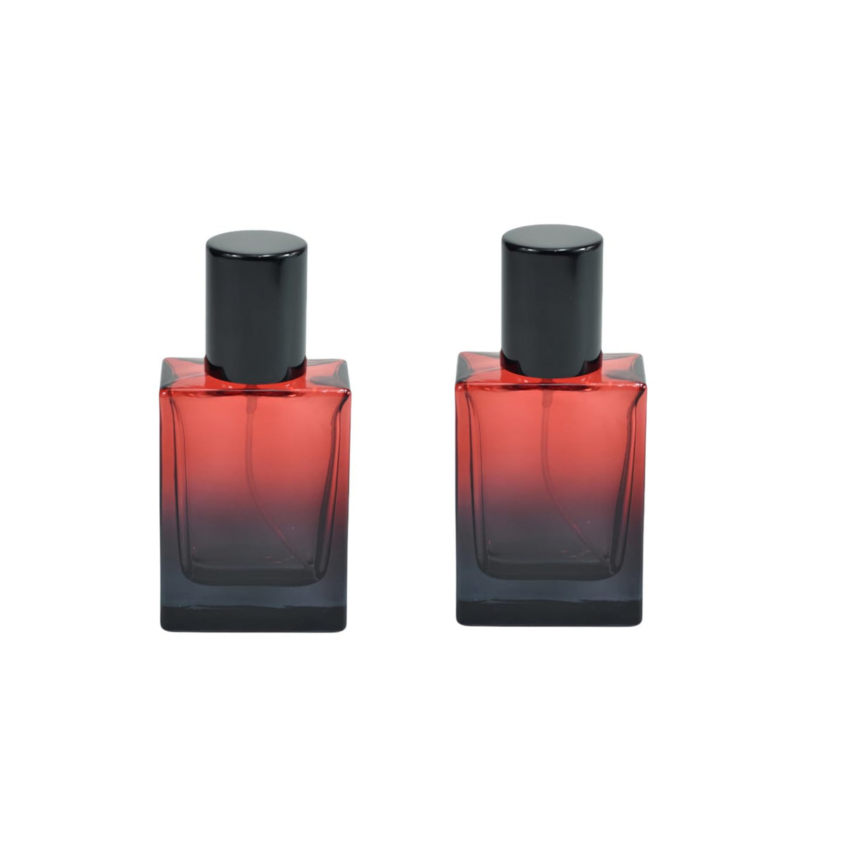 2 Pack 30Ml Gradient Color Glass Atomizer Perfume Spray Bottle,Refillable Empty Perfume Spray Bottles For Travel,Fine Mist Spray