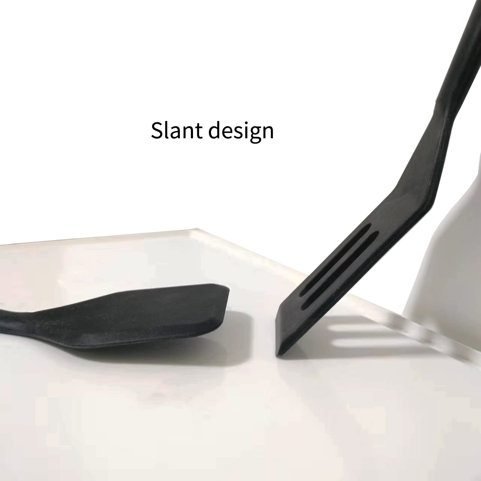 Mini Small Spatula, 2 Pieces Flexible Nonstick Brownie Silicone Tiny Spatula