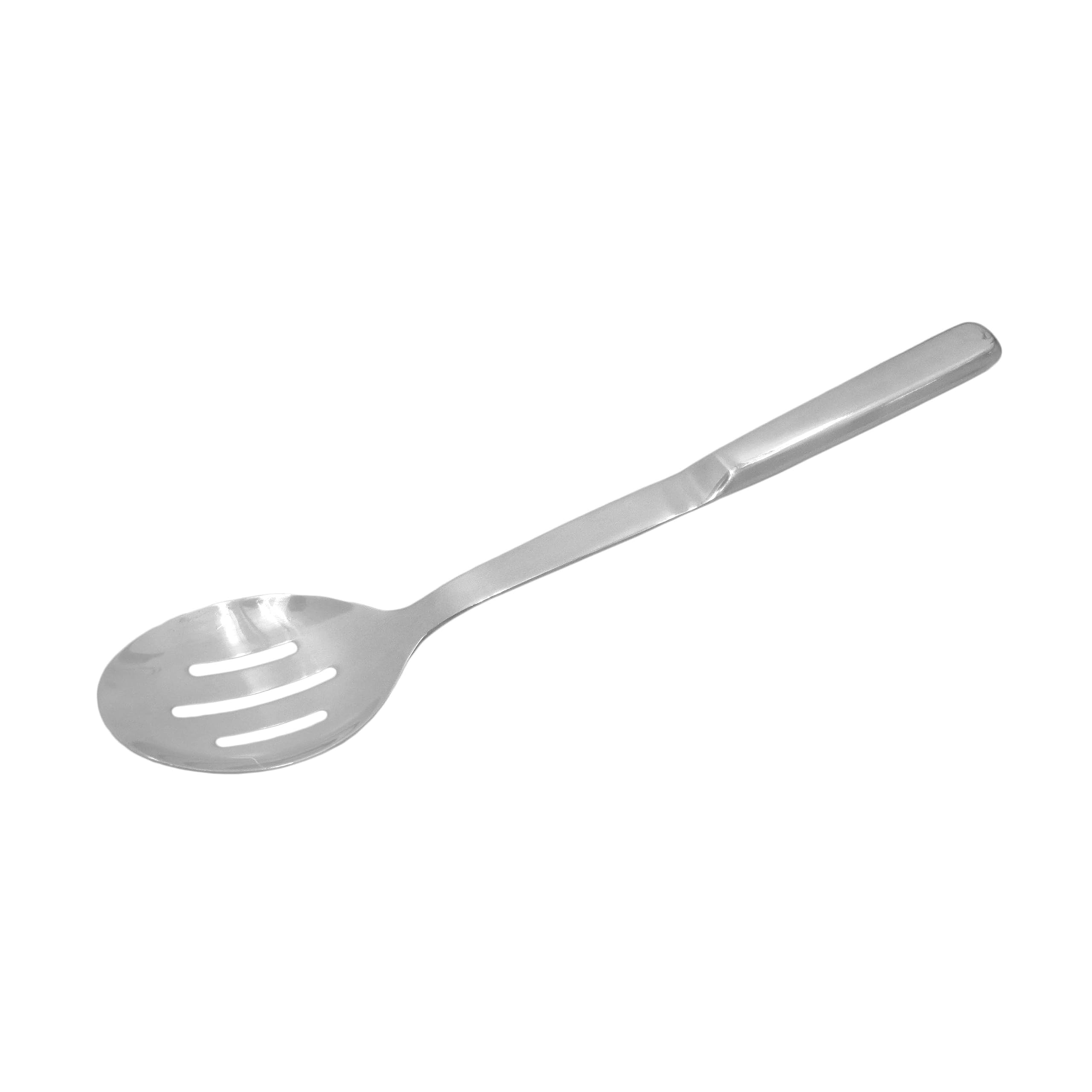 Winco Stainless Steel Slotted Serving Spoon, 11-3/4-Inch
