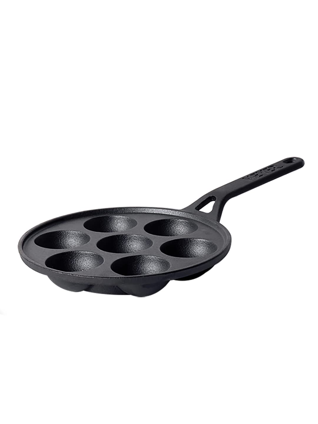 Meyer Pre Seasoned Cast Iron 7 Cavity Appam Patra Paniyarakkal | Paniyaram | Appam Pan | Pan Cake Maker | Appam Maker | Ponganal