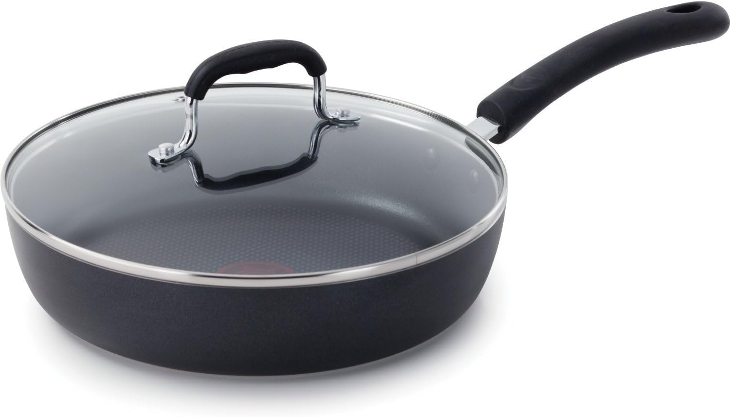 T-fal Experience Non Stick Fry Pan w/Lid 10 Inch, Induction, Oven Broiler Safe 400F, Compatible with All Cooktops, Cookware, Dee