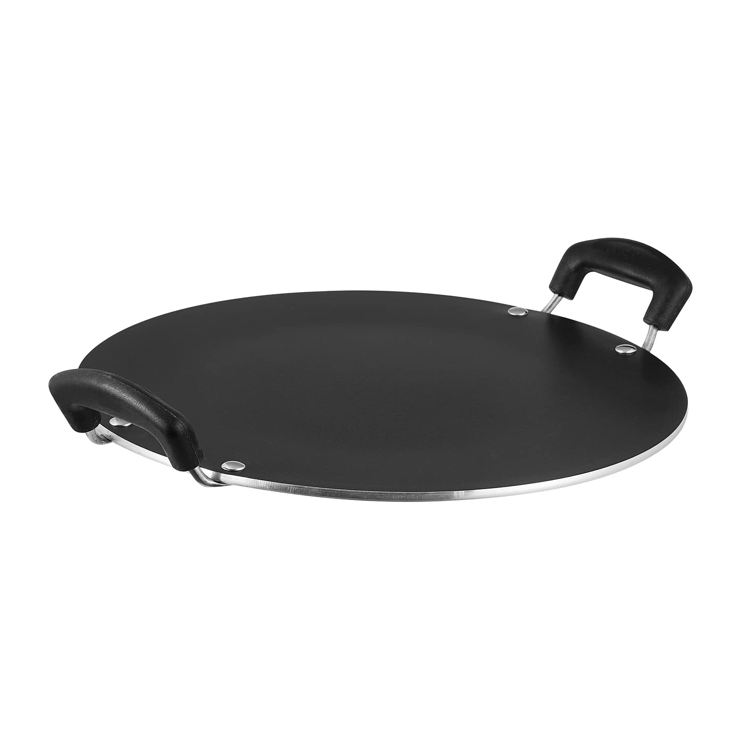 Vinod Non-Stick Pathri Tawa, 31.5 Cm, Blue And Black