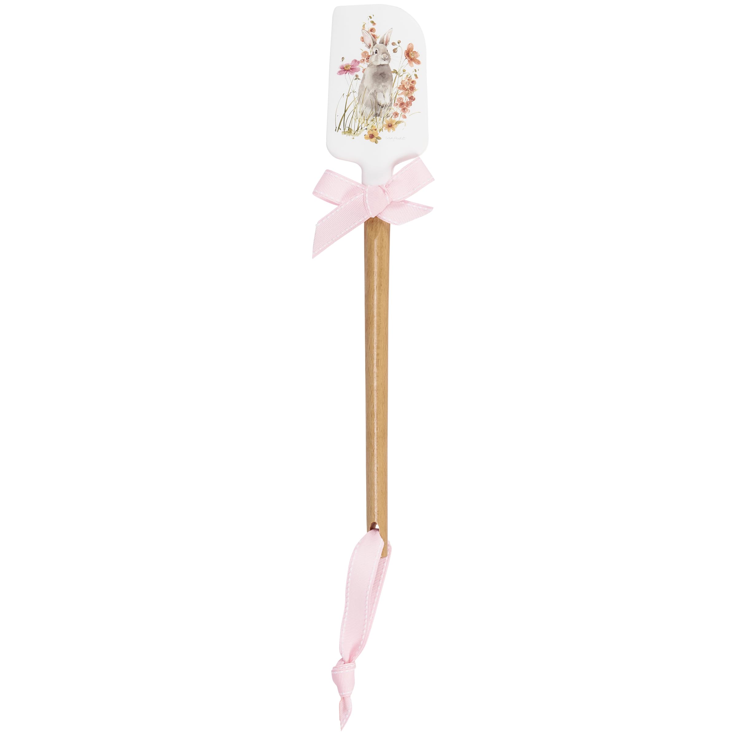 Primitives by Kathy double-sided silicone novelty cooking spatula, Flower Bunny/Easter/Spring Collection/delightful design of a 