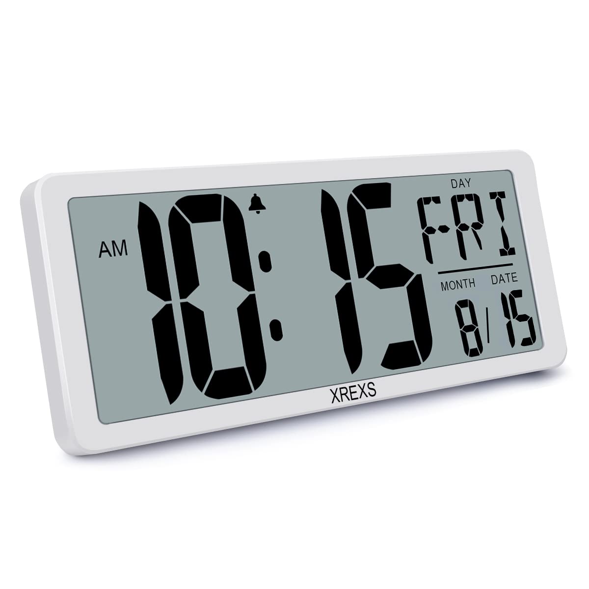 Xrexs Large Digital Wall Clock, Electronic Alarm Clocks For Bedroom, C ...