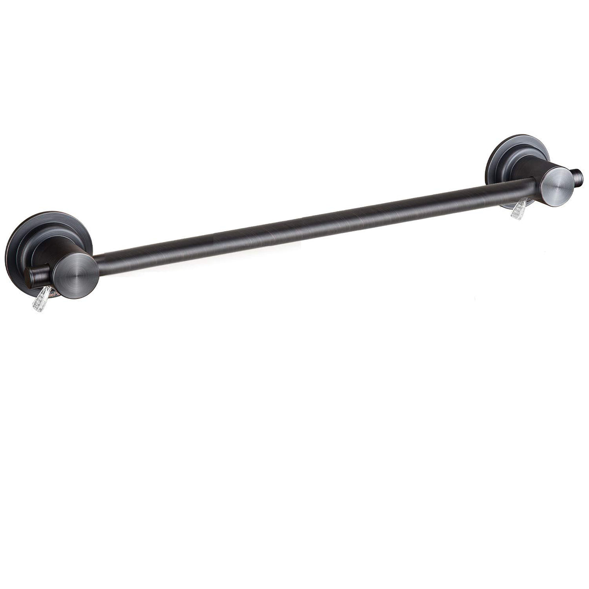 Jiepai 24 Inch Vacuum Suction Cup Towel Bar,Removeable Shower Mat Rod Shower Door Adhesive Towel Bar Suction Towel Rack (Oil Rub