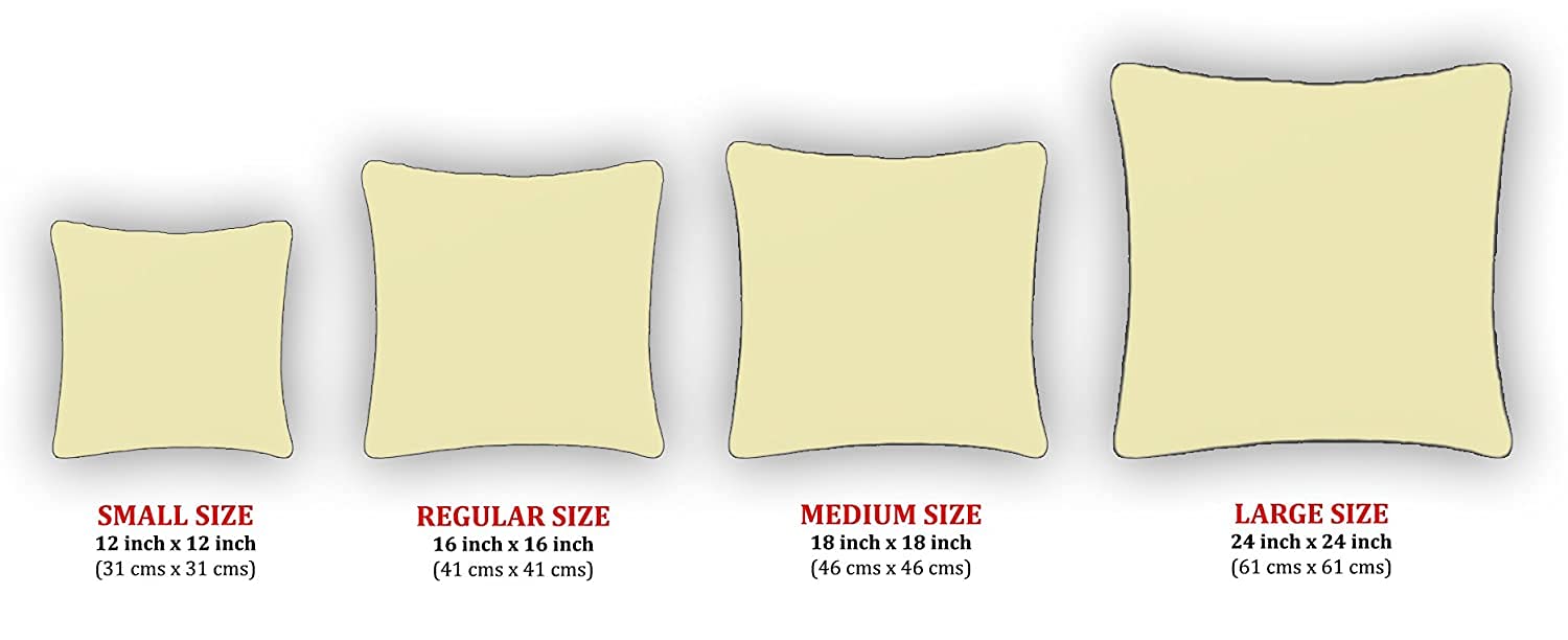 SHADES OF LIFE Cotton Plain Beige Cushion Covers (24 * 24 Inch)