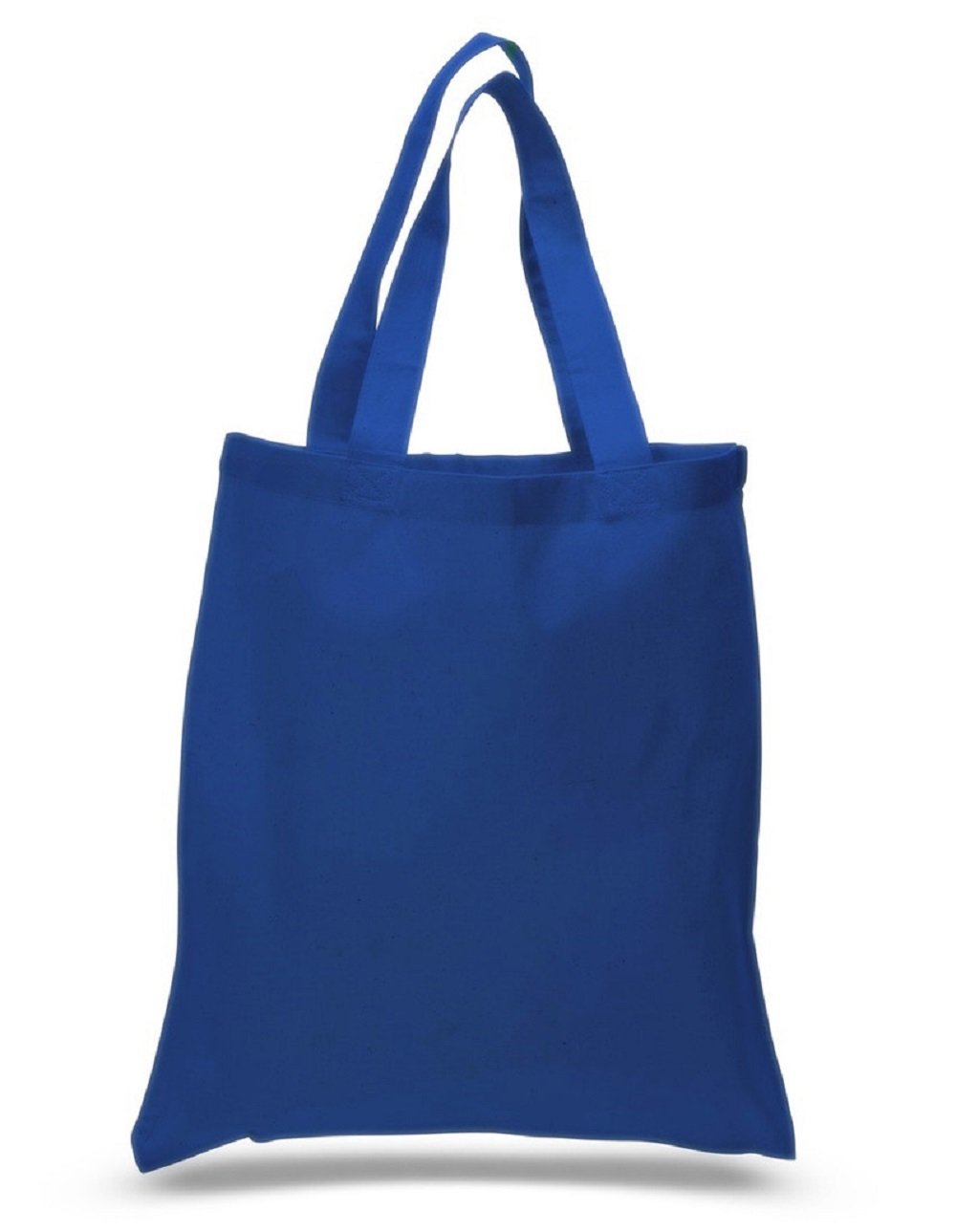 Set Of 6 Blank Cotton Tote Bags Reusable 100% Cotton Reusable Tote Bags, Royal