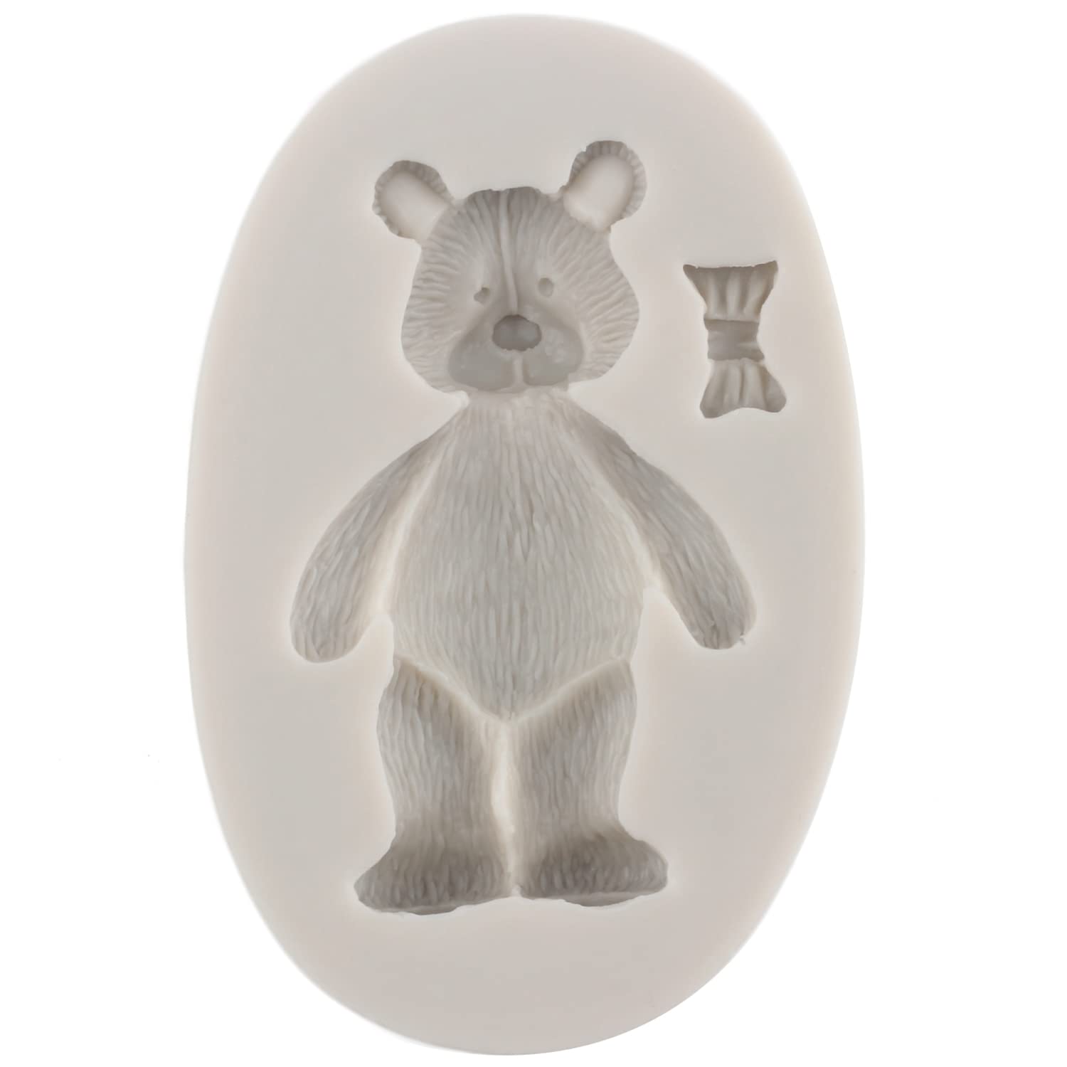 Mypracs Bear Silicone Fondant Molds For Teddy Bear Cake Decoration Cupcake Topper Chocolate Gum Paste Sugar Candy Polymer Clay S