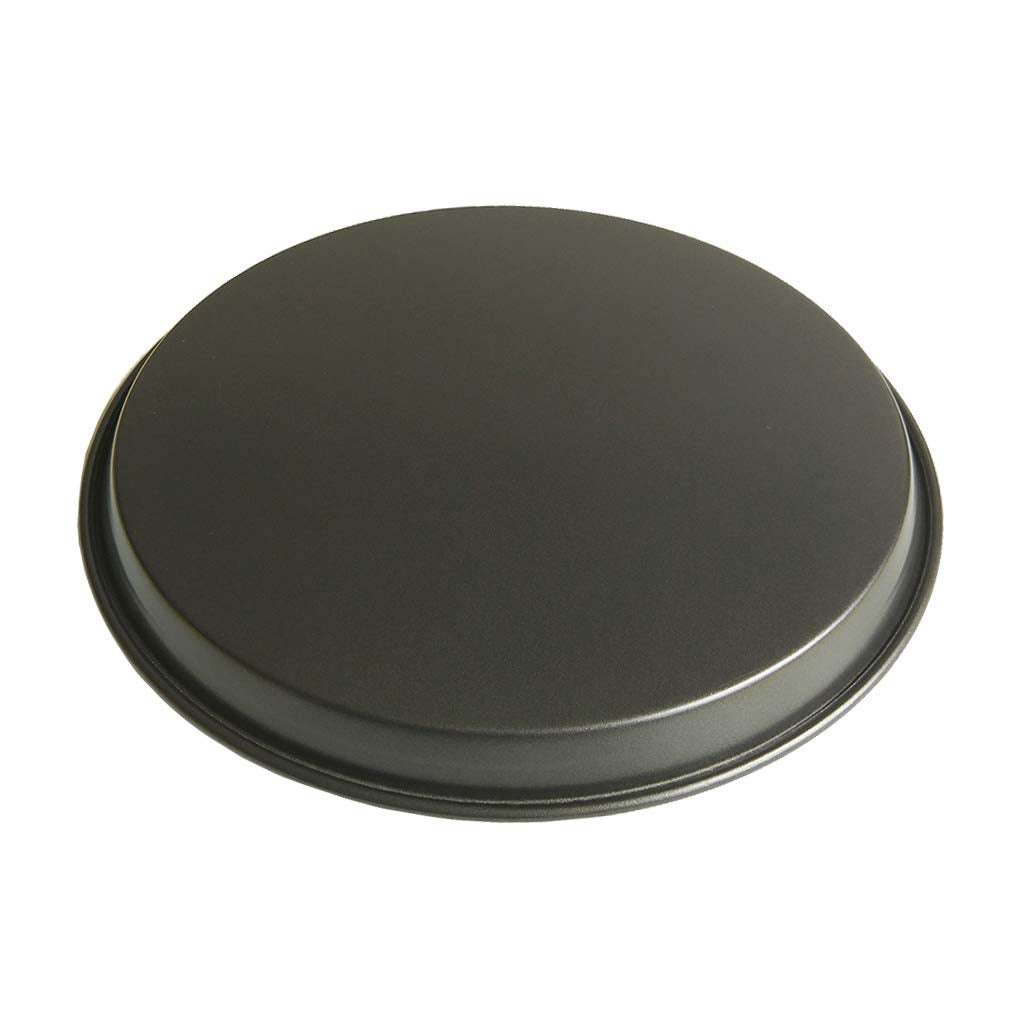 Carbon Steel Non-Stick Pizza Pan Round Deep Dish Oven Tray Homemade Pizza Baking Sheet (10 Inch)