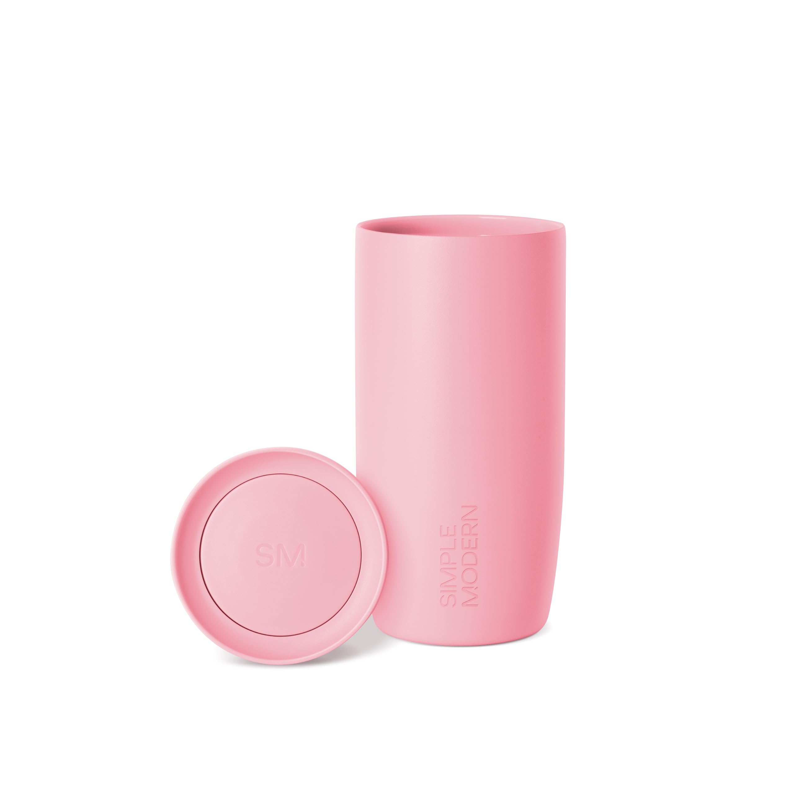 Simple Modern Insulated Travel Coffee Mug 360 Lid | 16oz | Pink