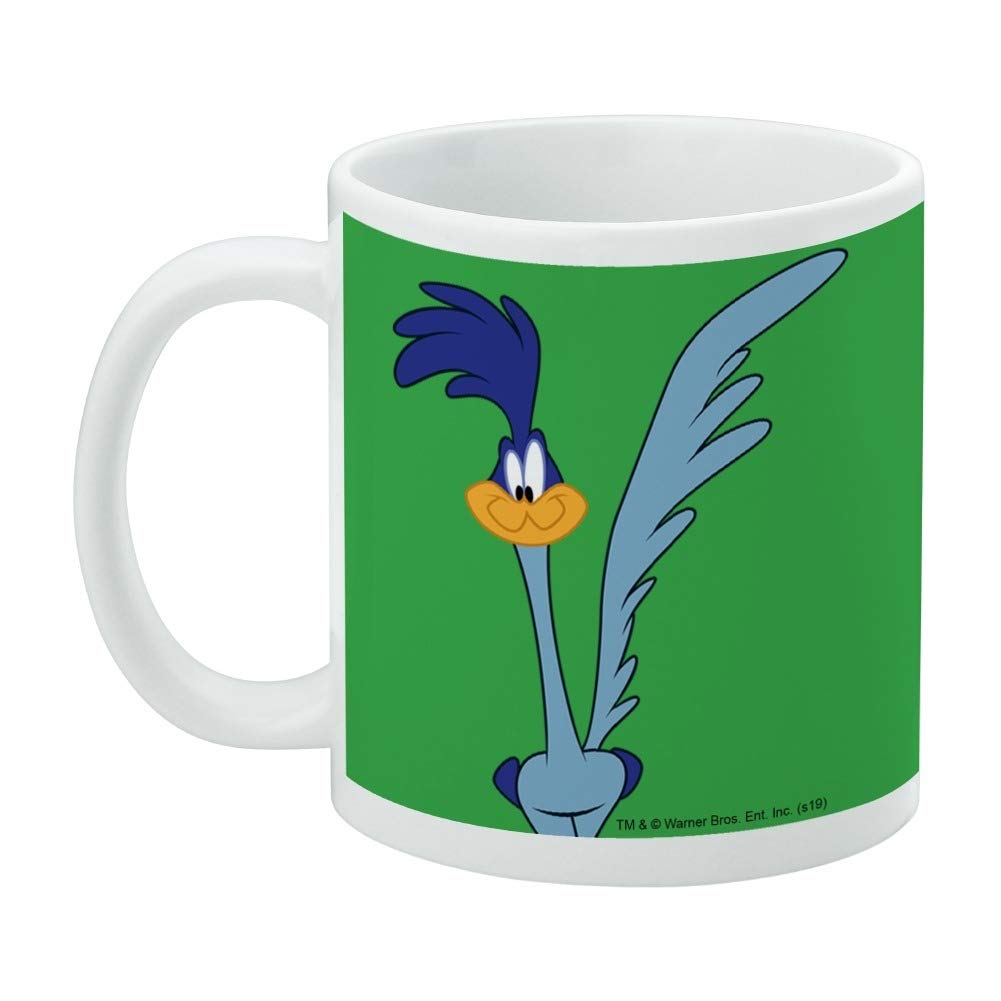 Graphics & More Looney Tunes Road Runner Ceramic Coffee Mug, Novelty Gift Mugs For Coffee, Tea And Hot Drinks, 11Oz, White