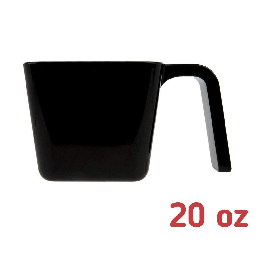 Carlisle 20 Oz. Black Polycarbonate Portion Cup
