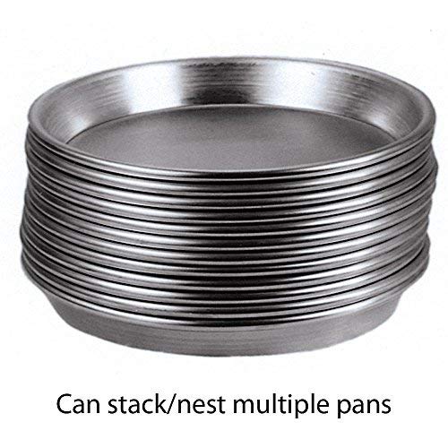 American Metalcraft Adep12 Pizza Pans, 12.5'' Length X 12.45'' Width, Silver