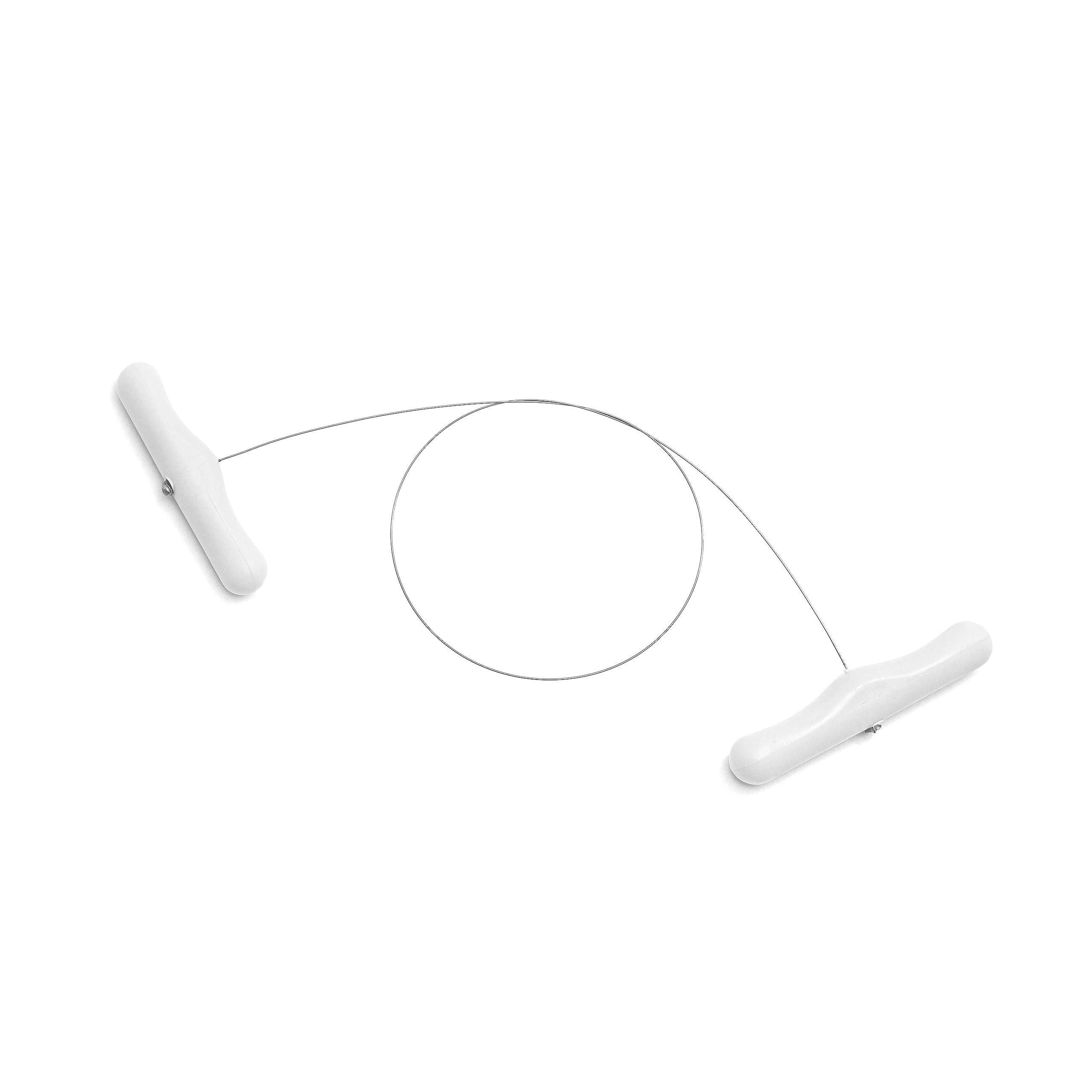 Cheese Slicer Wire 23.6 Inch - Stainless Steel Cheese Cutter With Wire - String For Block Cheese With Handles