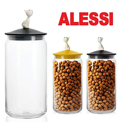 Alessi Ammi22 B Mio' Jar Container, Black, Black