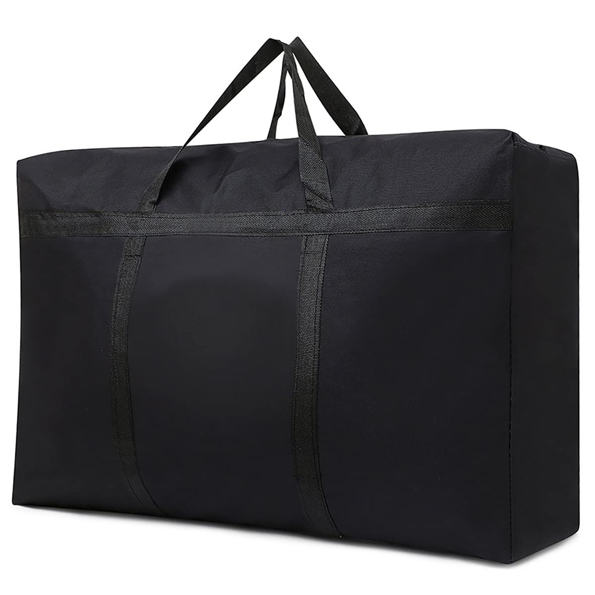 Iweik Multipurpose Extra Large Heavy Duty Storage Bags Duffle Bags For Space Saving Moving Storage (230L, Black)