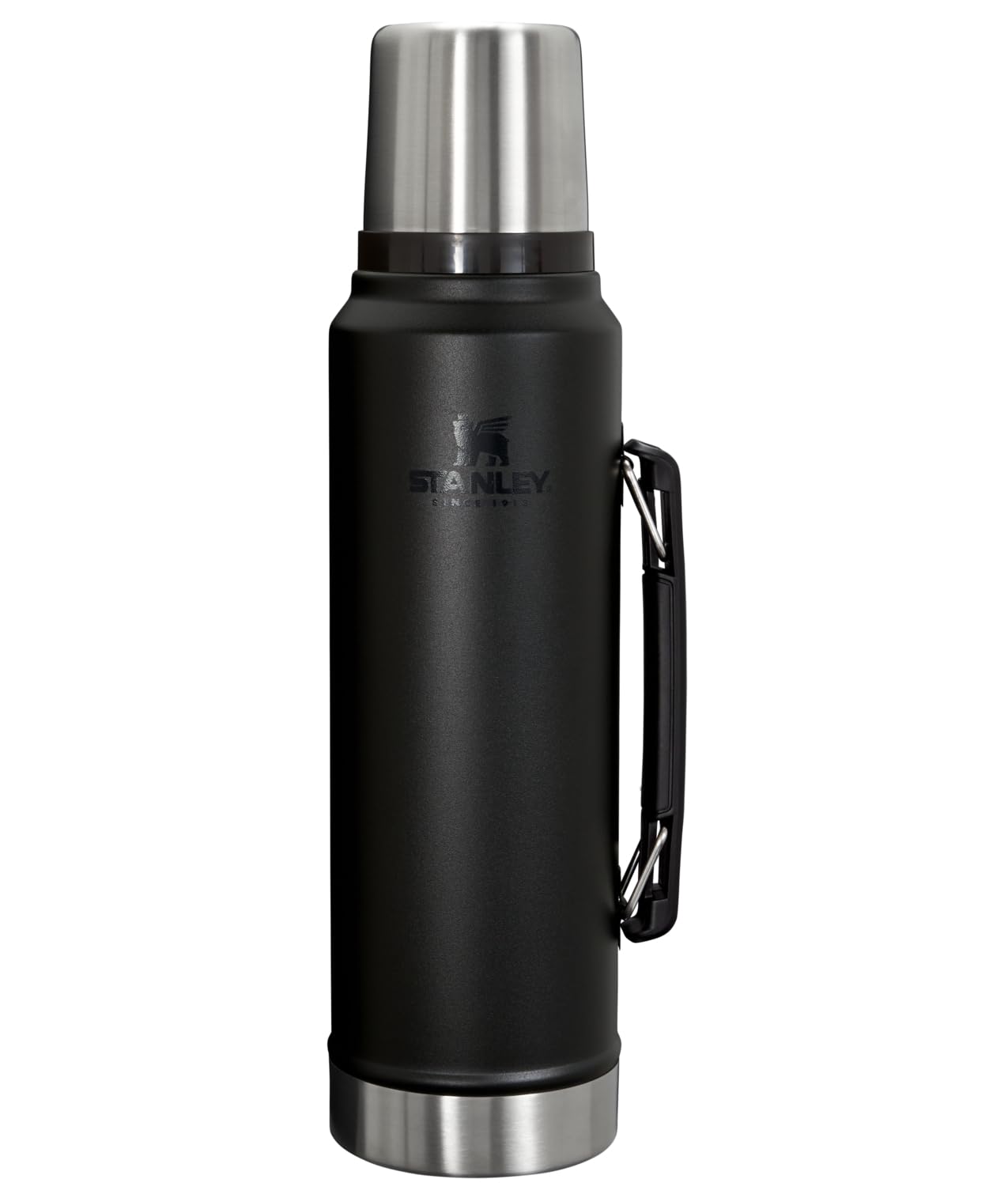 Stanley Classic Legendary Vacuum Bottle 1.0 qt | Wide Mouth with Leakproof Cup Lid | Keep Drinks Hot or Cold | Packable for Trav