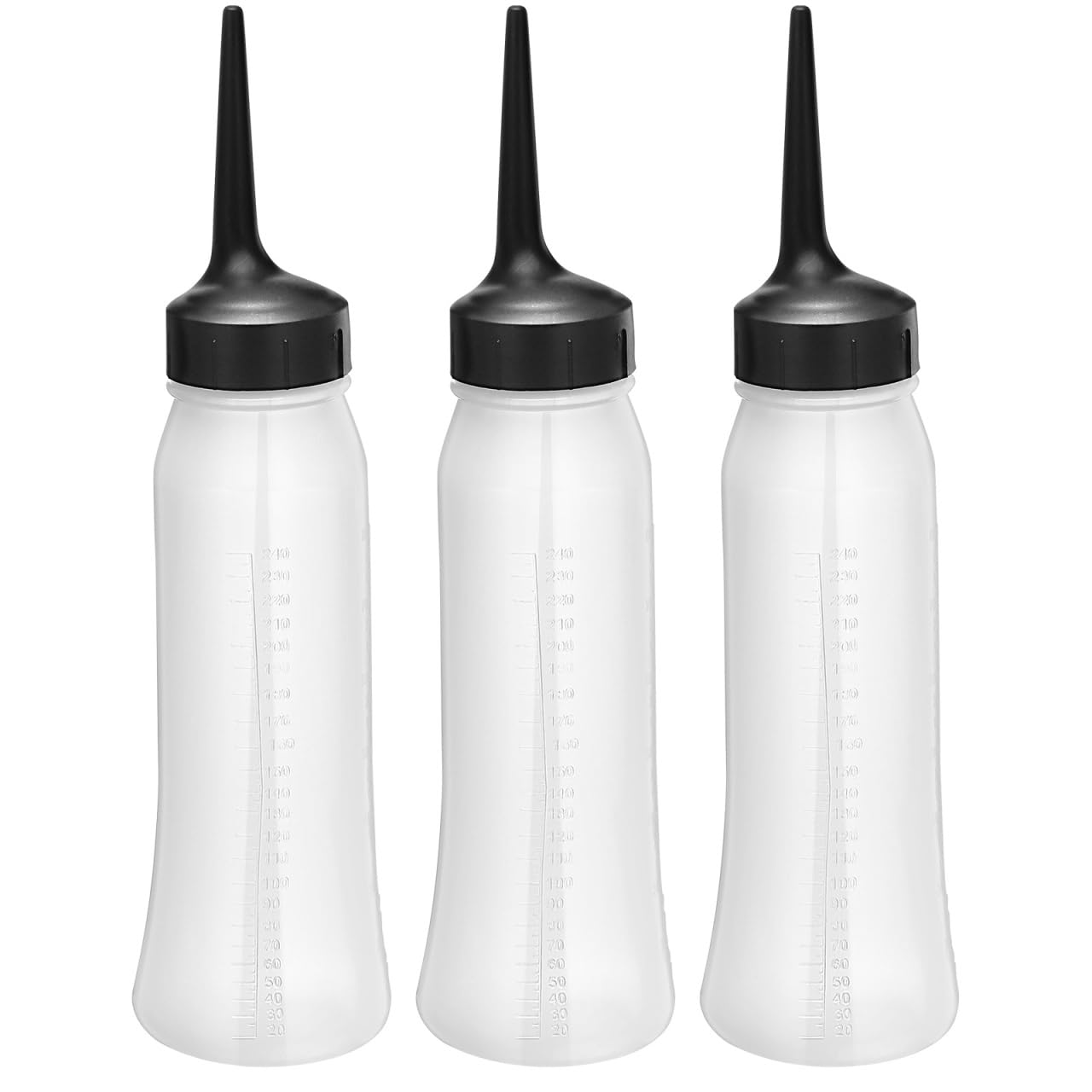 BESPORTBLE 3Pack Hair Dye Applicator Bottles, PP