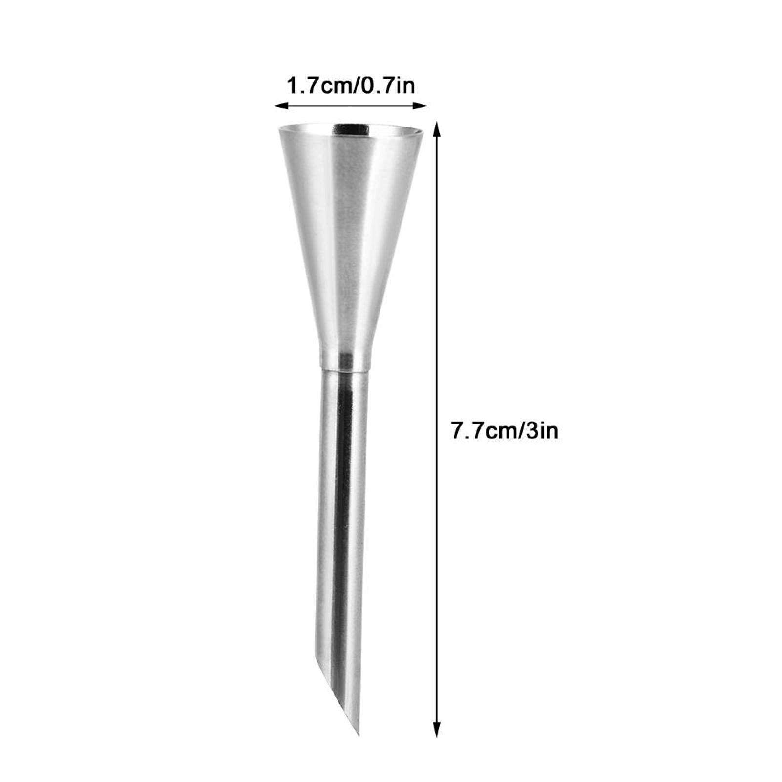 Cream Icing Piping Nozzle Tips, Metal Piping Tip Pastry Filler Injector, Stainless Steel Long Puff Nozzle Decor For Filling Donu