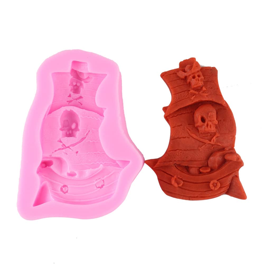 Gulinaza Ship Series Silicone Molds For Diy Cake Fondant Biscuit Cookies Sugar Pudding Chocolate Hard Candies Dessert Decor Sail
