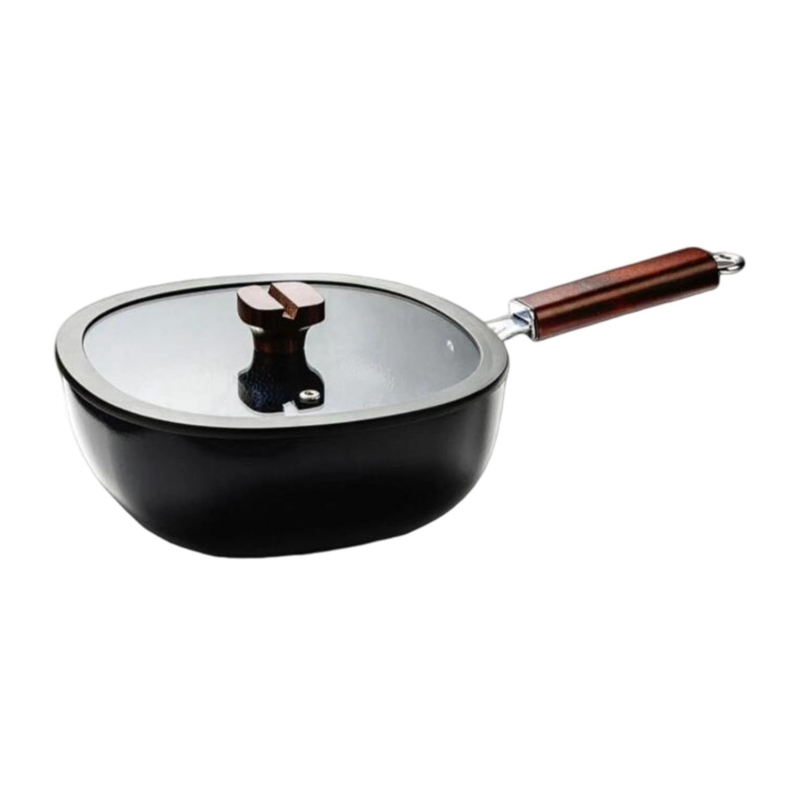 Heavenglow Frying Pan Non Stick Lightweight Multifunctional Saucepan For Stew Soup Home 30Cm