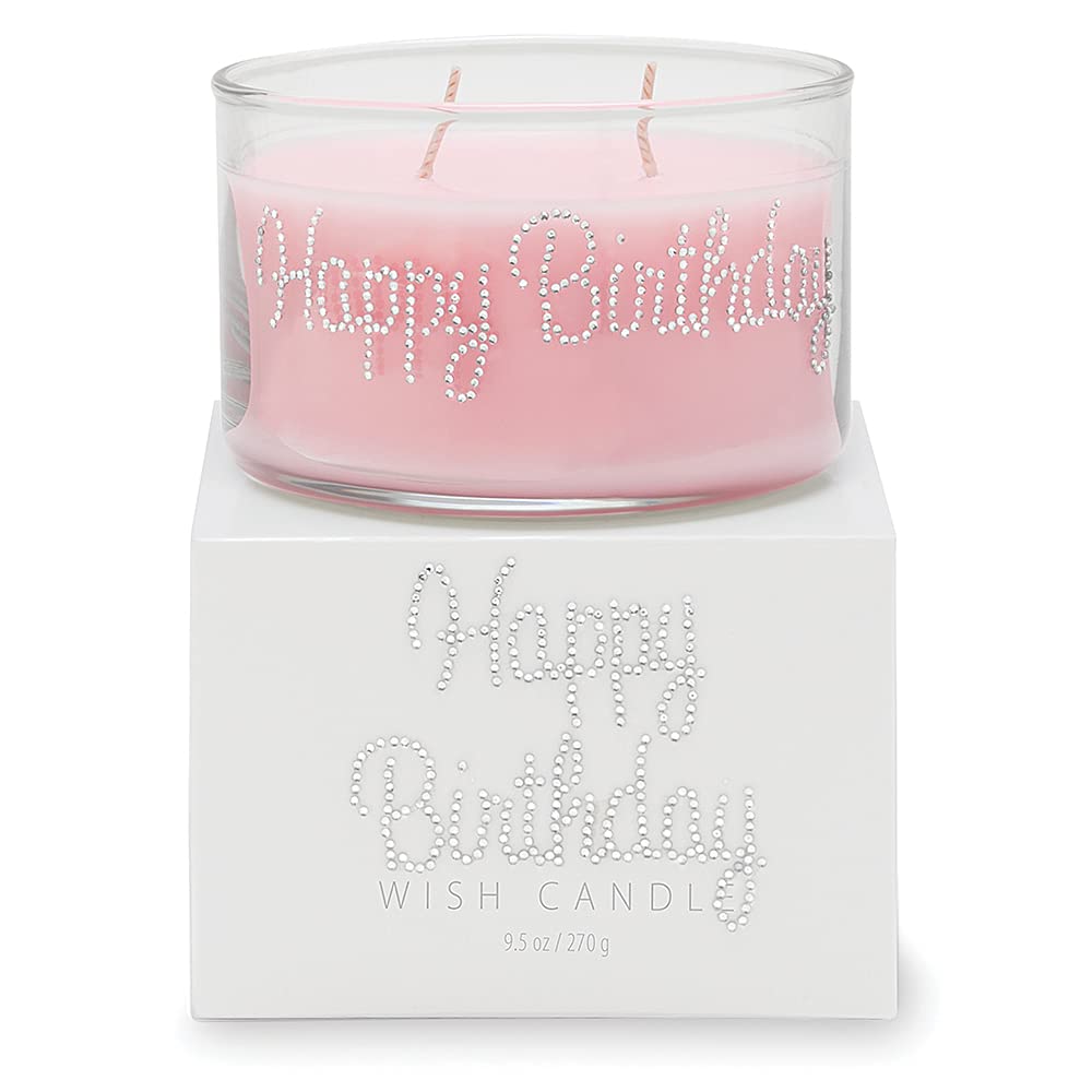 Primal Elements Happy Birthday Wish Candle, 9.5 Ounce