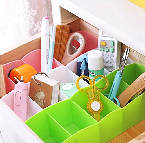 Eopzo Bear Socks Undergarments Storage Drawer Organiser Set Of 8, (Colour May Vary)