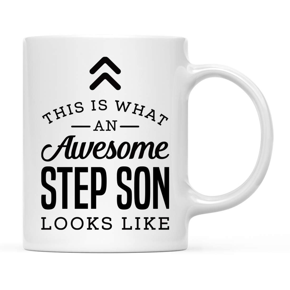 Andaz Press 11oz. Ceramic Coffee Tea Mug Gift, This is What an Awesome Step Son Looks Like, 1-Pack, Birthday Gift Ideas Coworker