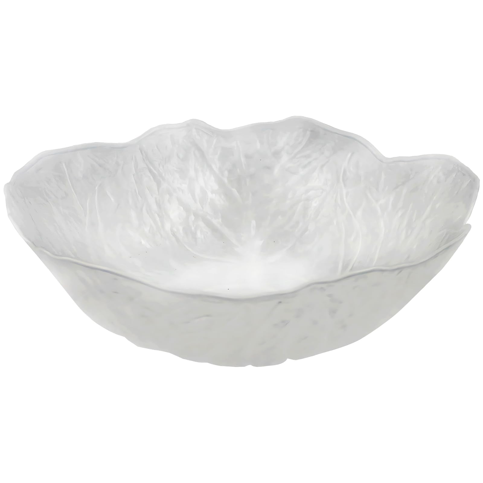 Maryland Clear Plastic Cabbage Bowl, (2 Qt.) 1 Pc. - Disposable & Classic Design, Perfect For Parties, Weddings, Events, Special
