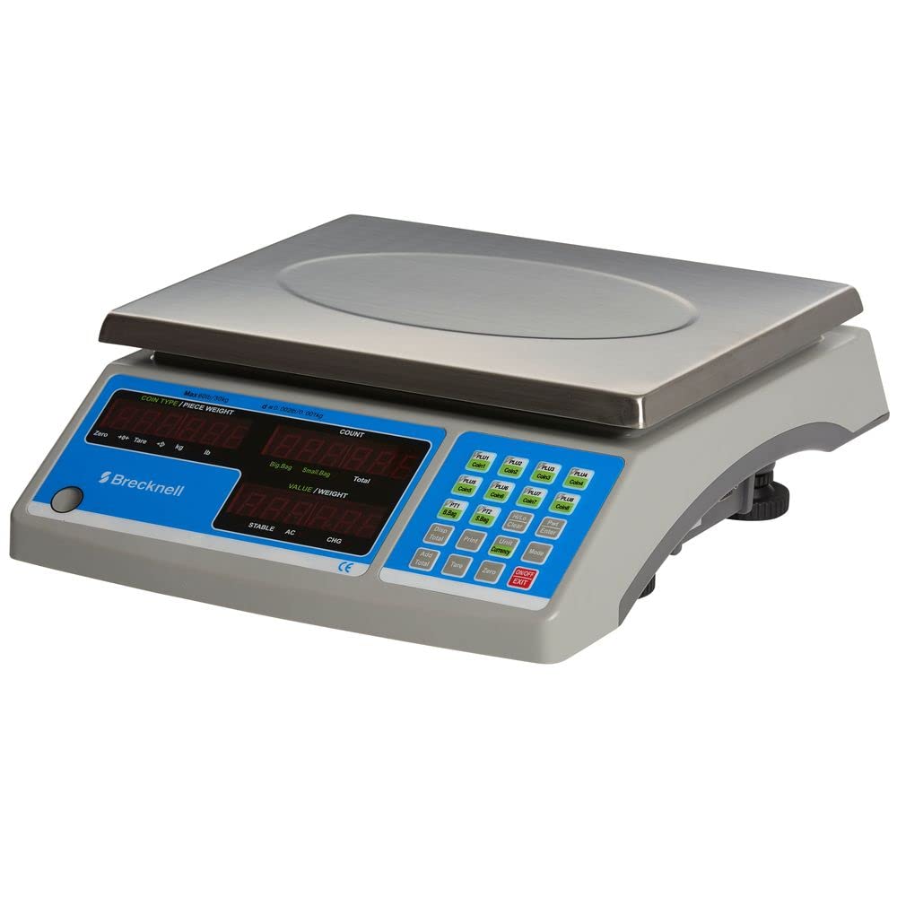 Brecknell B-140-30 Counting Scale, 15 Kg X 0.5 G, 30 Lb X 0.001 Lb By Brecknell
