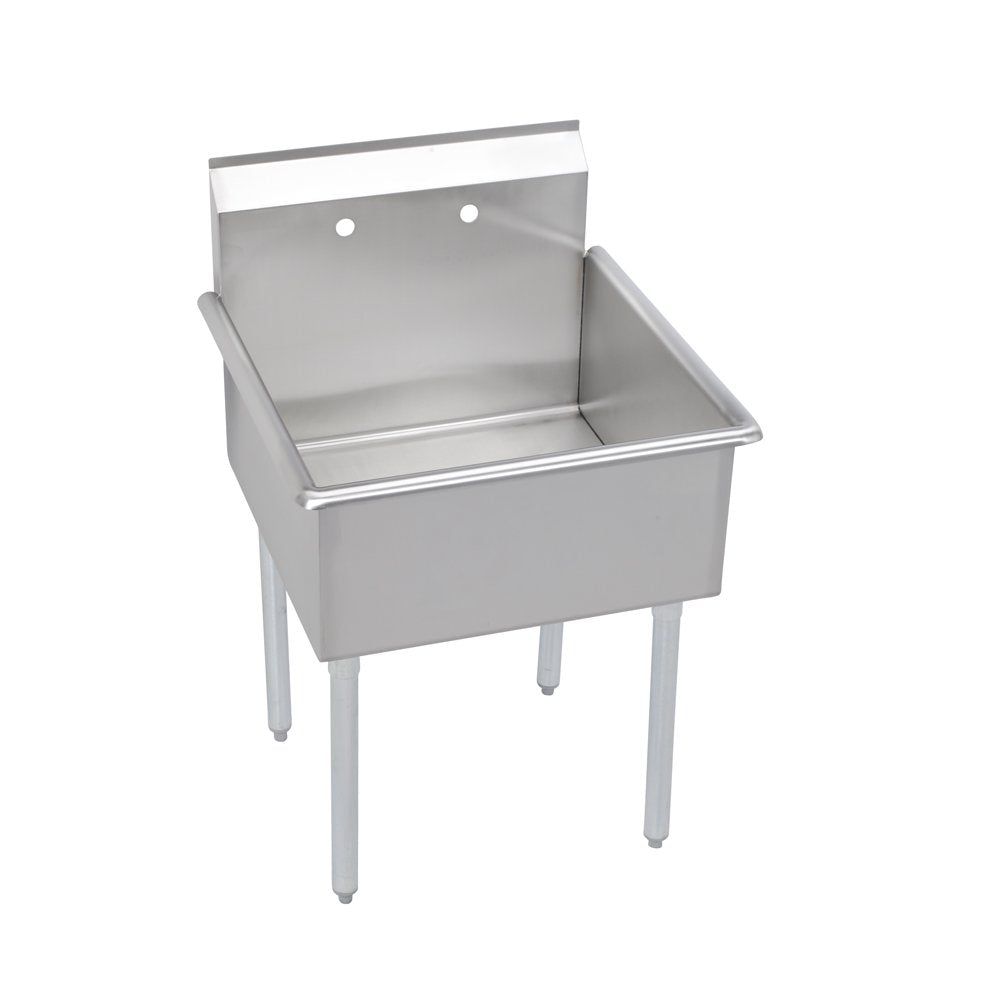 Elkay Utility Utility Sink  1-Compartment 12'' Deep Bowl  No Drainboards  21 (L) X 21.5 (W) X 42.75 (H) Over All