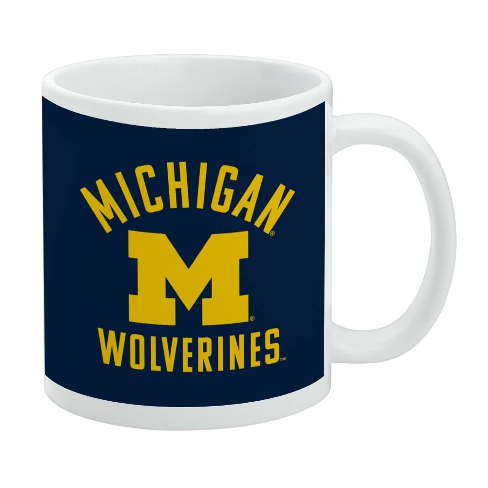 GRAPHICS & MORE University of Michigan Wolverines Logo Ceramic Coffee Mug, Novelty Gift Mugs for Coffee, Tea and Hot Drinks, 11o
