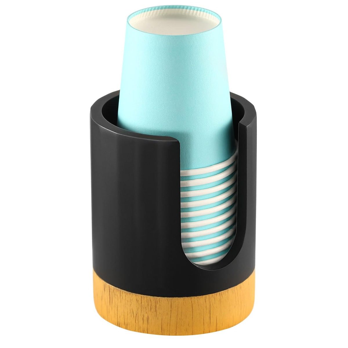 Luxspire Bathroom Cup Dispenser, 3Oz Dixie Cup Dispenser, Guest Bathroom Essentials, Resin Cup Dispenser, Disposable Paper Cup H