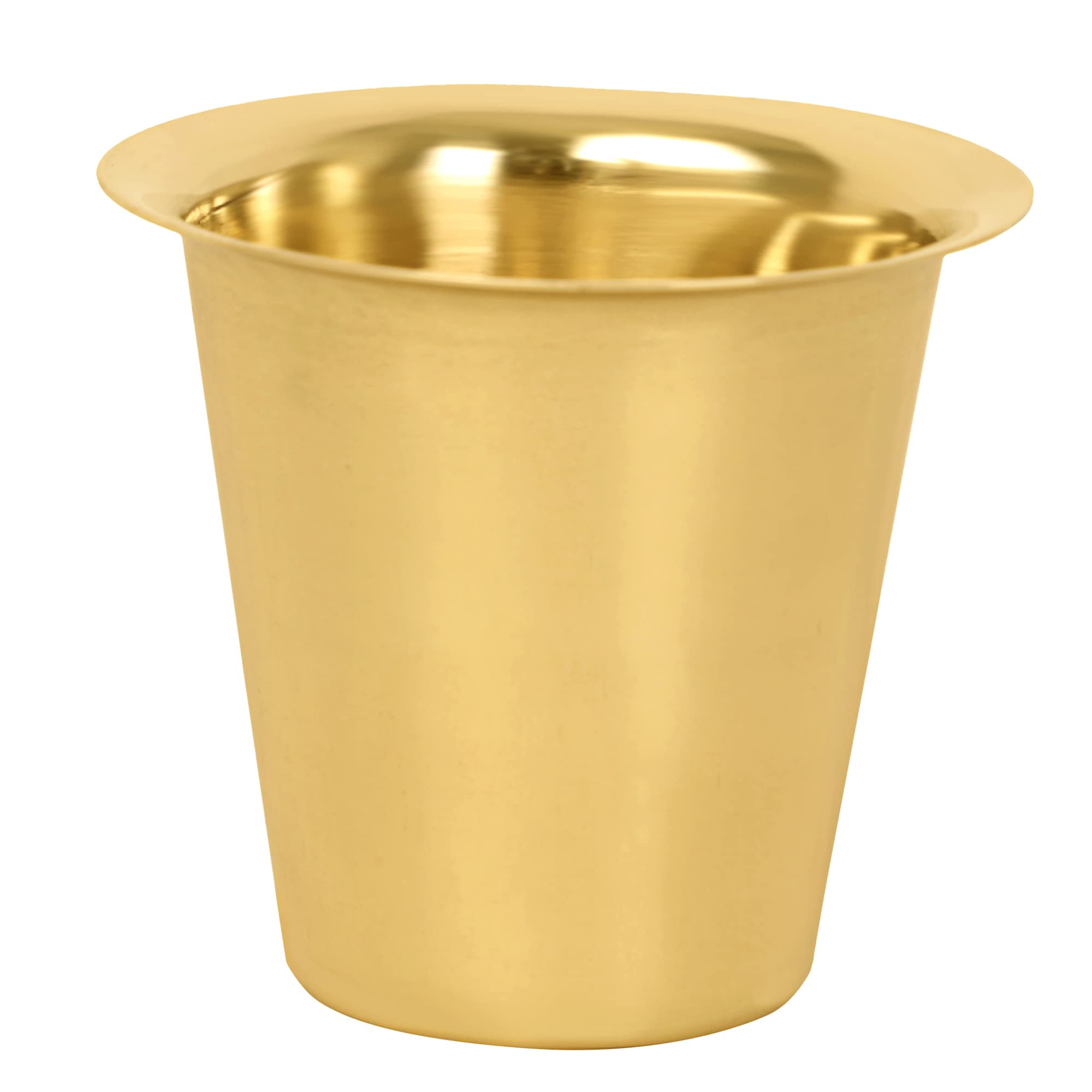 Wonderlist Handicrafts Wonderlist Handicrafts Special South Indian Coffee Brass Filter Handmade Tumbler Cup Combo 1 Cup Tray Ser
