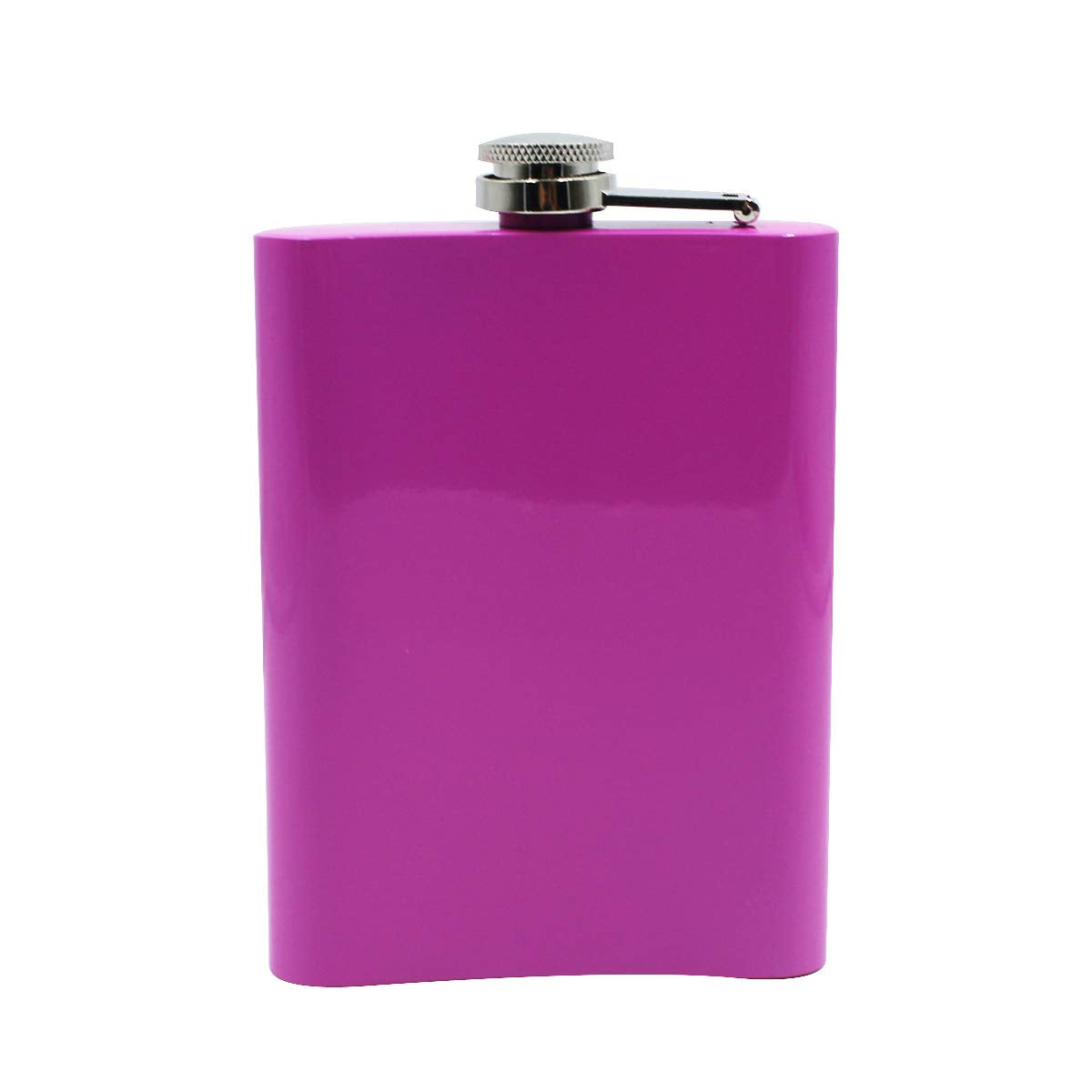 Amamcy Fashion Letters Pattern Hip Flask Stainless Steel Flask Pocket Drinking Flask For Women Girls,8 Oz