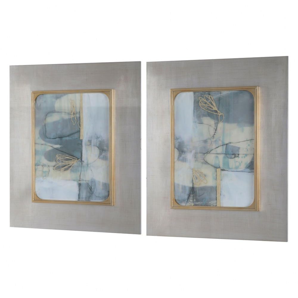 Uttermost Gilded Whimsy 36 1/2'' H 2-Piece Framed Wall Art Set