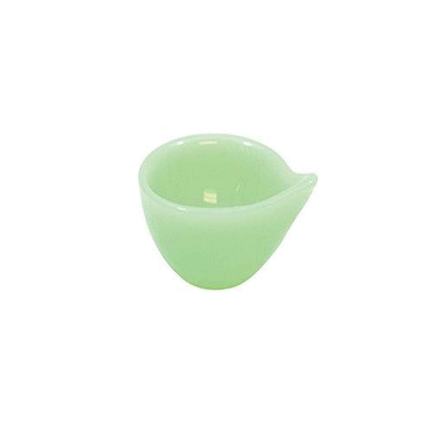 Tablecraft Hjb3 Sauce Cup With Spout, 4'' X 3.375'' X 1.75'', Green