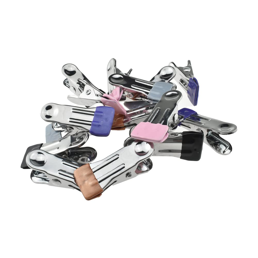 Hahiyo Stainless Steel Clothespins Sock Clip Laundry 2.2Inch Length With Spring Strong Grip Windproof Easy Pinch Hang Handy Save