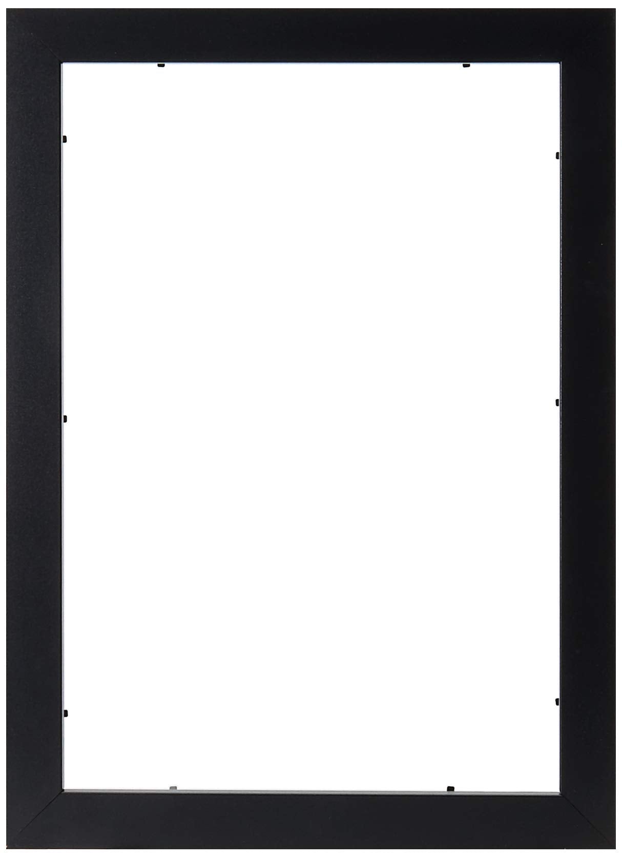ArtToFrames 11x16 inch Satin Black Picture Frame, 2WOMFRBW26079-11x16