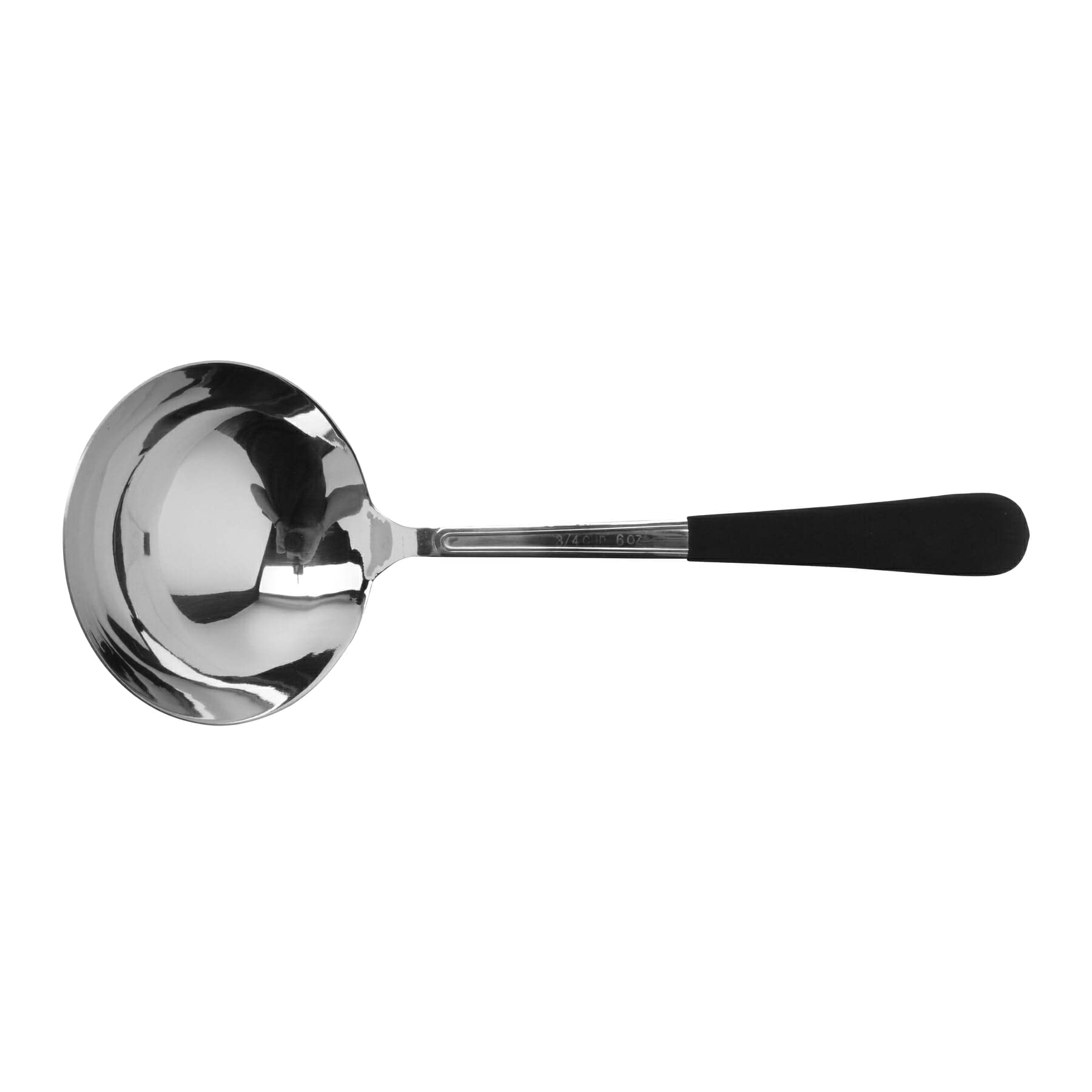 Get Bsrim-54-Bk Portion Control Spoon, 6 Oz, Stainless Steel