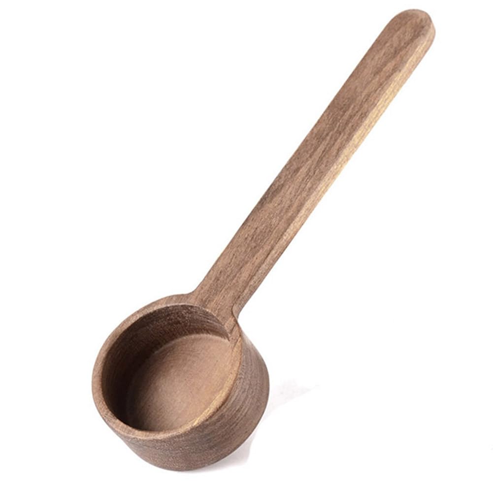 Cishnou Wooden Scoops For Canisters, Coffee Scoop,Korean Style 6.61 Inch Wooden Coffee Ground Spoon, Measuring For Ground Beans