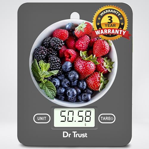 Dr Trust (Usa) Electronic Kitchen Digital Scale Weighing Machine  517 (Gray)