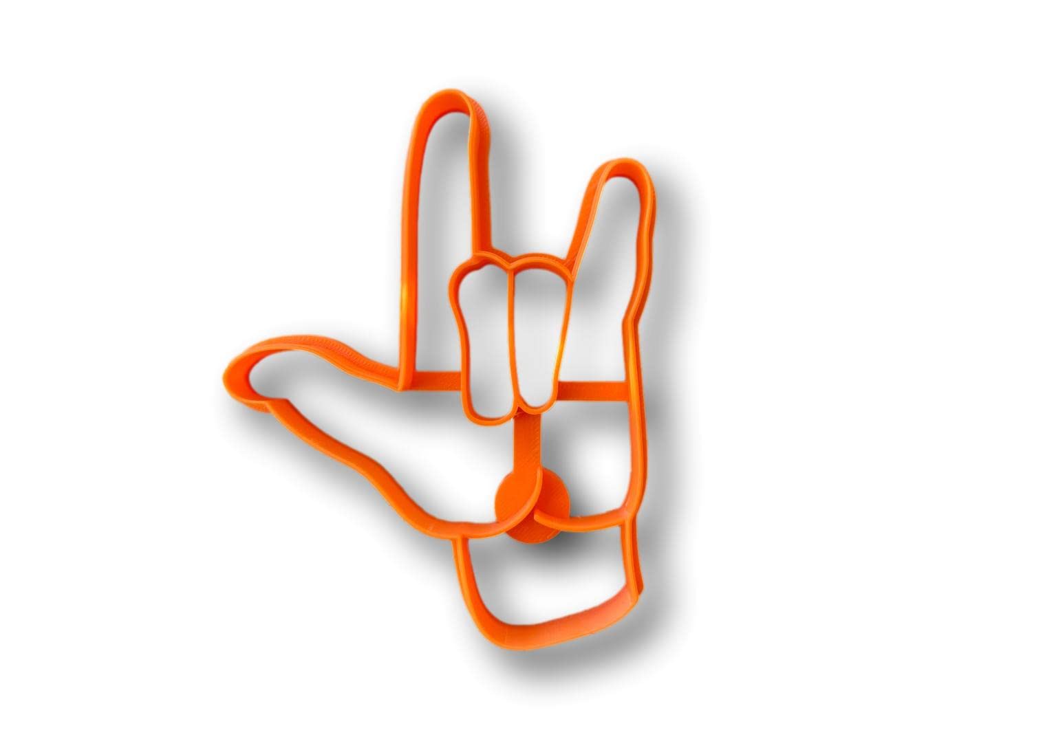 I Love You Hand Sign Cookie Cutter