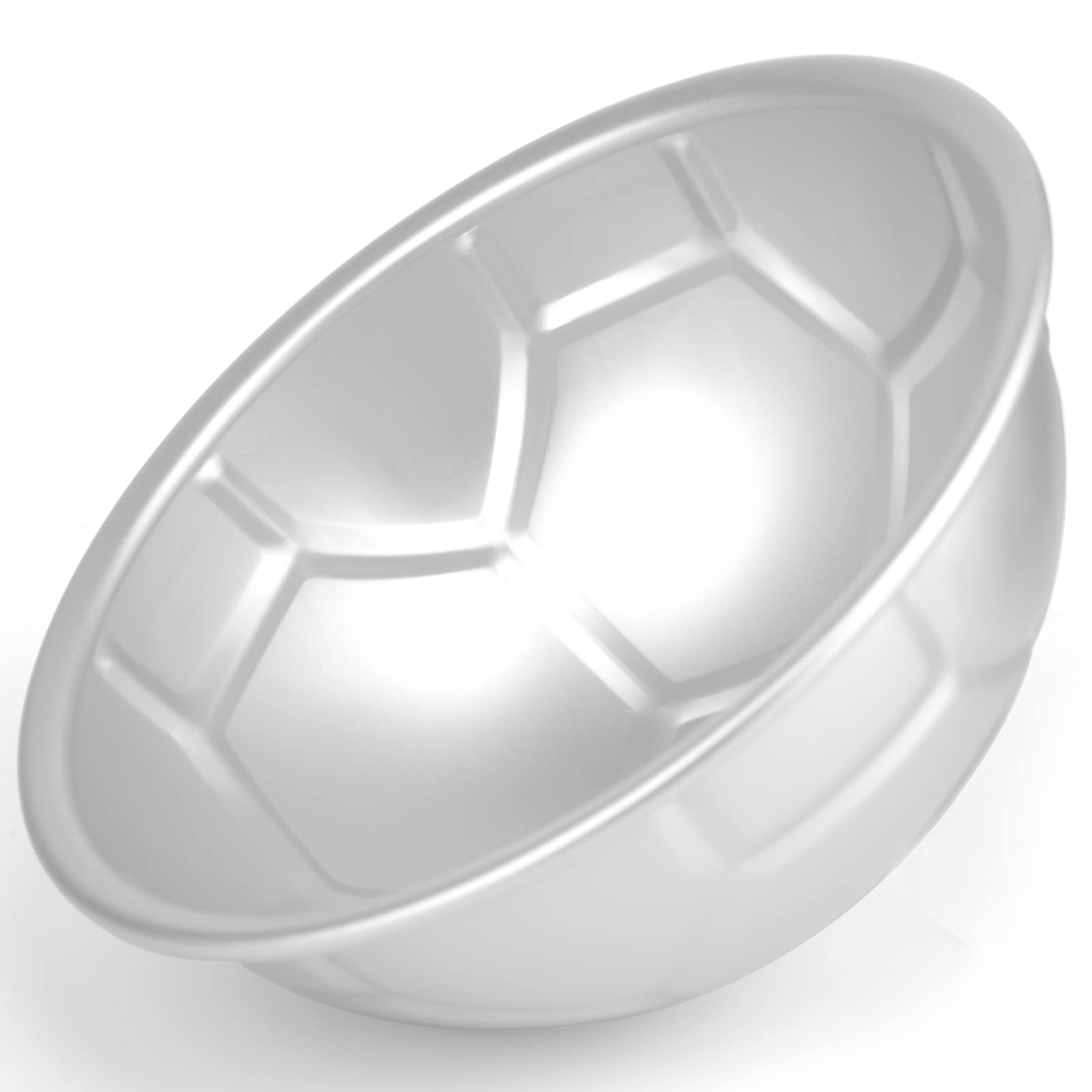8 Inches Football Cake Pan, Soccer Cake Pan, Diy 3D Birthday Cake Pan, Aluminum Ball Cake Molds Nonstick Baking Tool