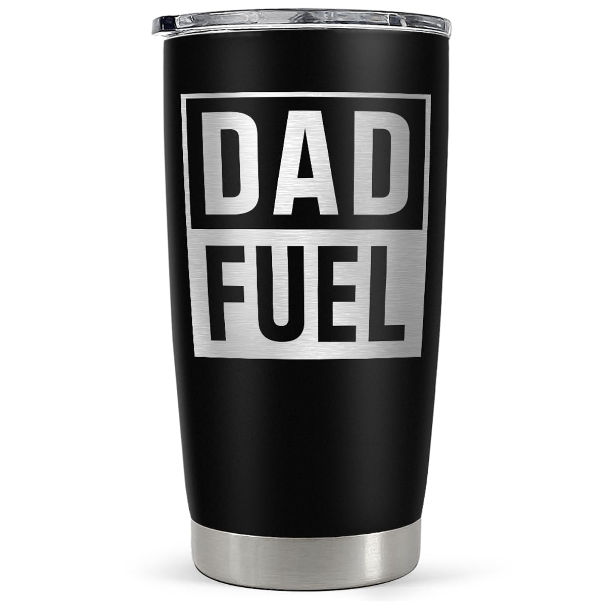 SANDJEST Dad Tumbler 20oz, Dad Fuel Stainless Steel Insulated Tumblers, Coffee Mug Cup for Best Dads from Daughter Son, Gifts fo