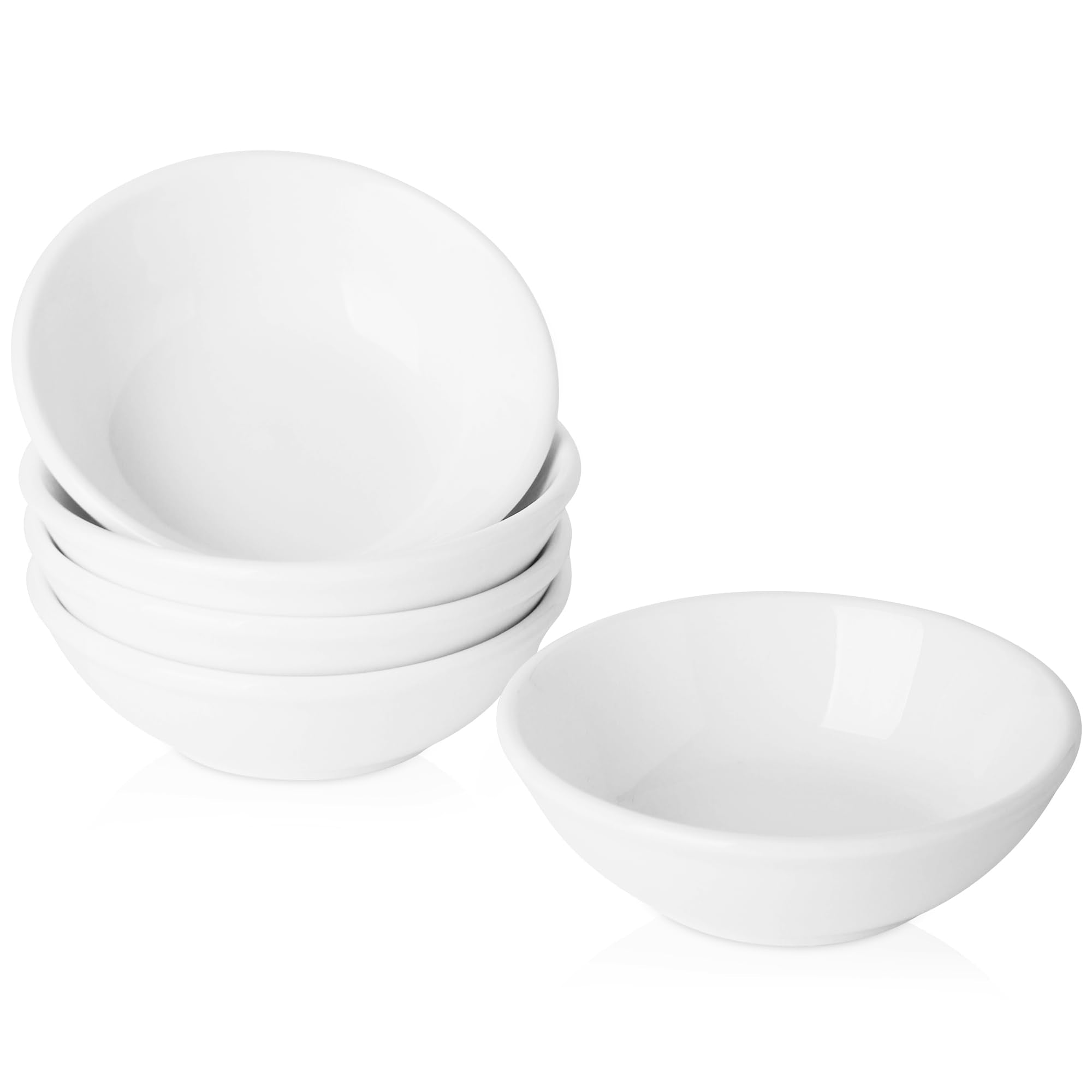 UIBFCWN 20 Pack Ceramic Dipping Bowls, 3 Inch Dipping Sauce Bowls/Dishes, 1.2 oz Soy Sauce Dish, Asian Dipping Dishes for Ketchu