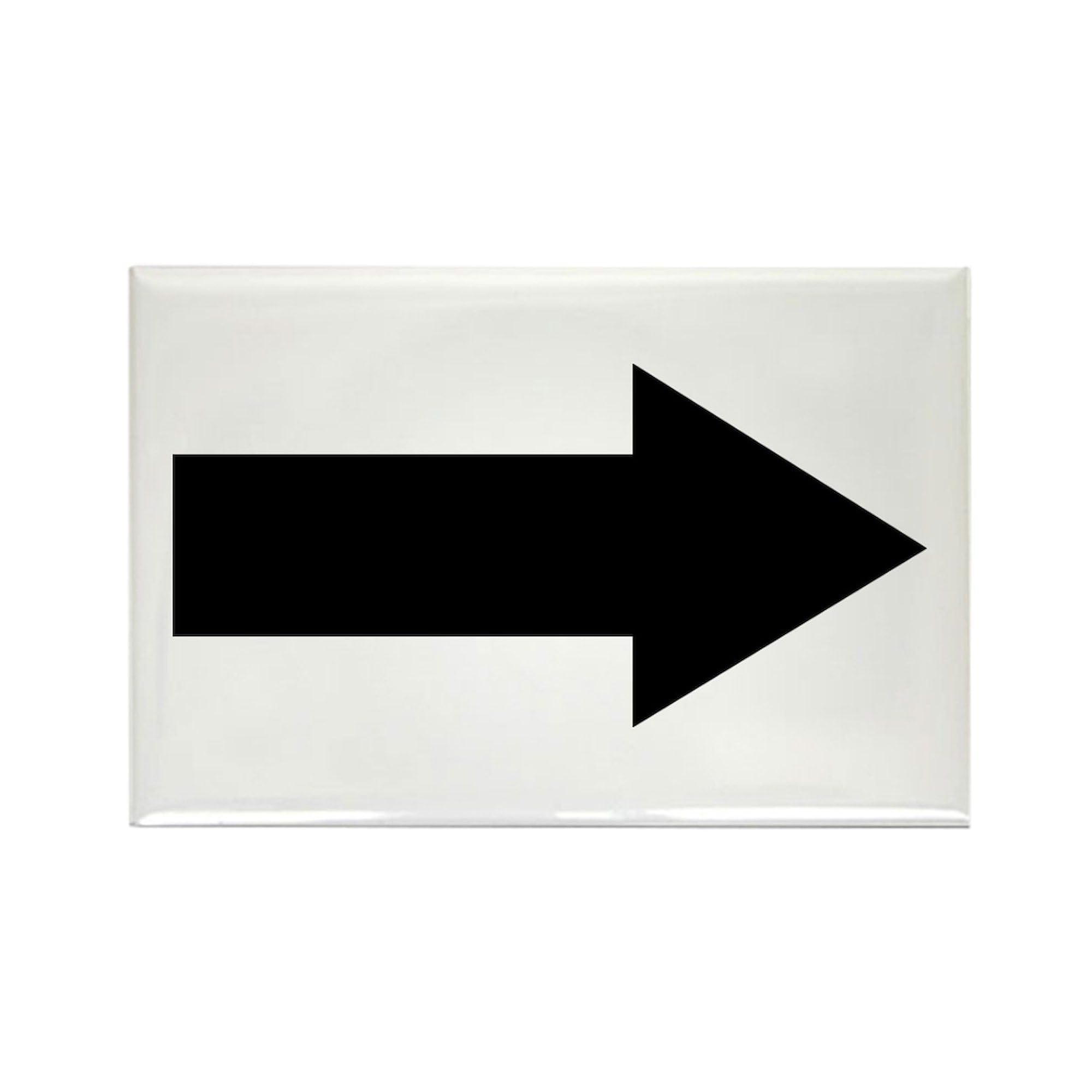Cafepress Arrow Rectangle Magnet, 3''X2'' Refrigerator Magnet