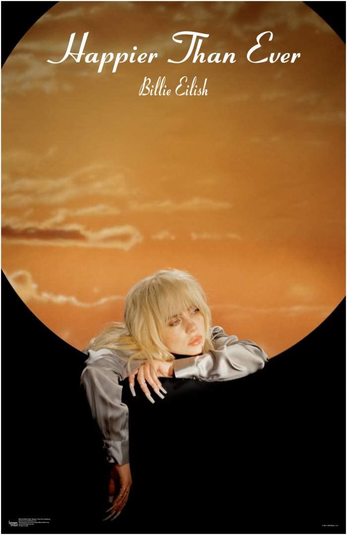 Scorpio Posters Billie Eilish - Happier Than Ever - Goldwing Mini Poster - Officially Licensed - 11'' X 17''