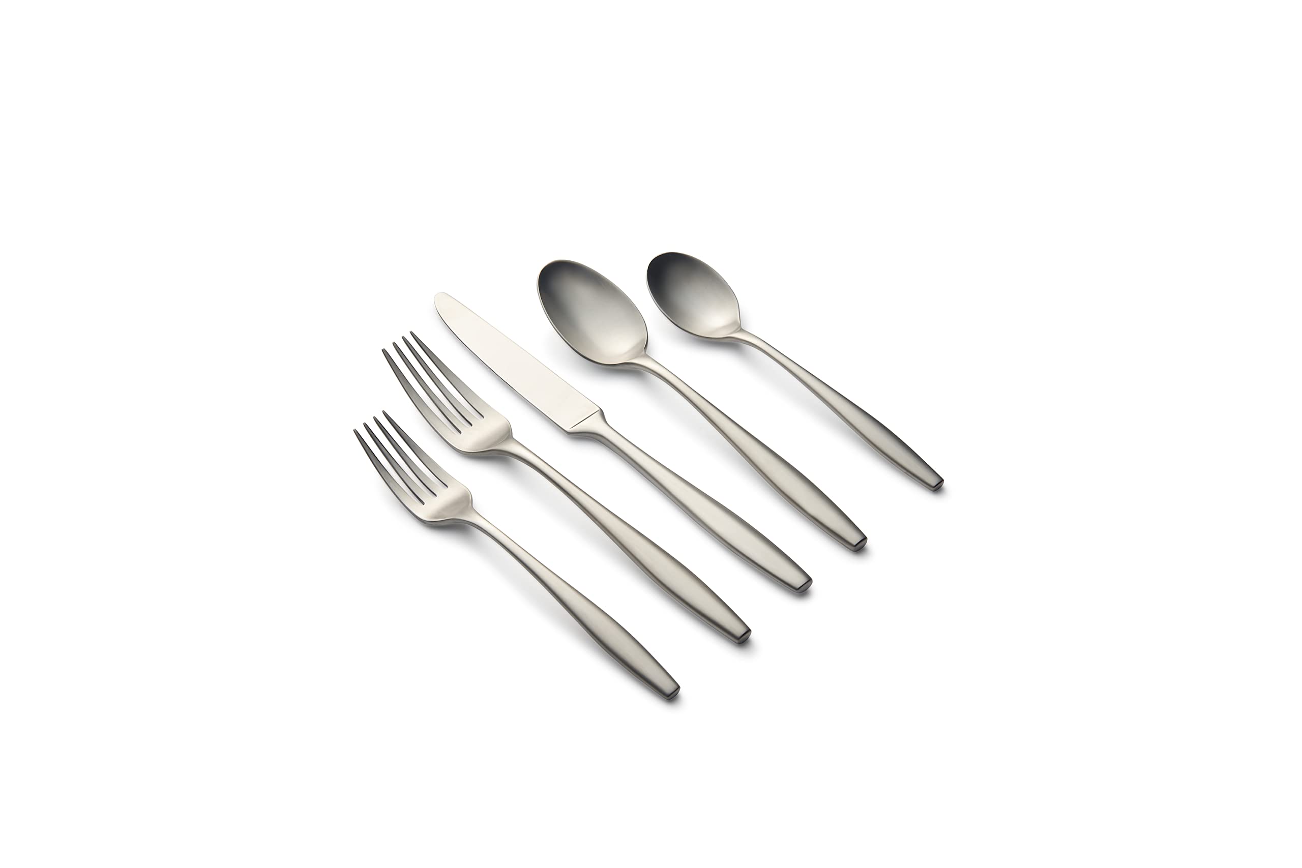 Cambridge Silversmiths Katerina Satin 20-Piece Flatware Set, Service For 4,Silver